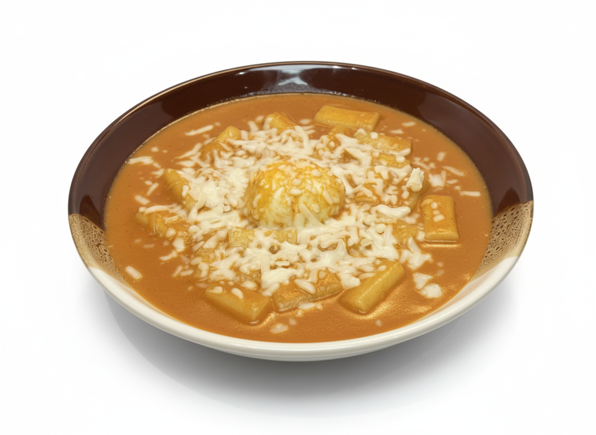 Токпокки острые с сыром