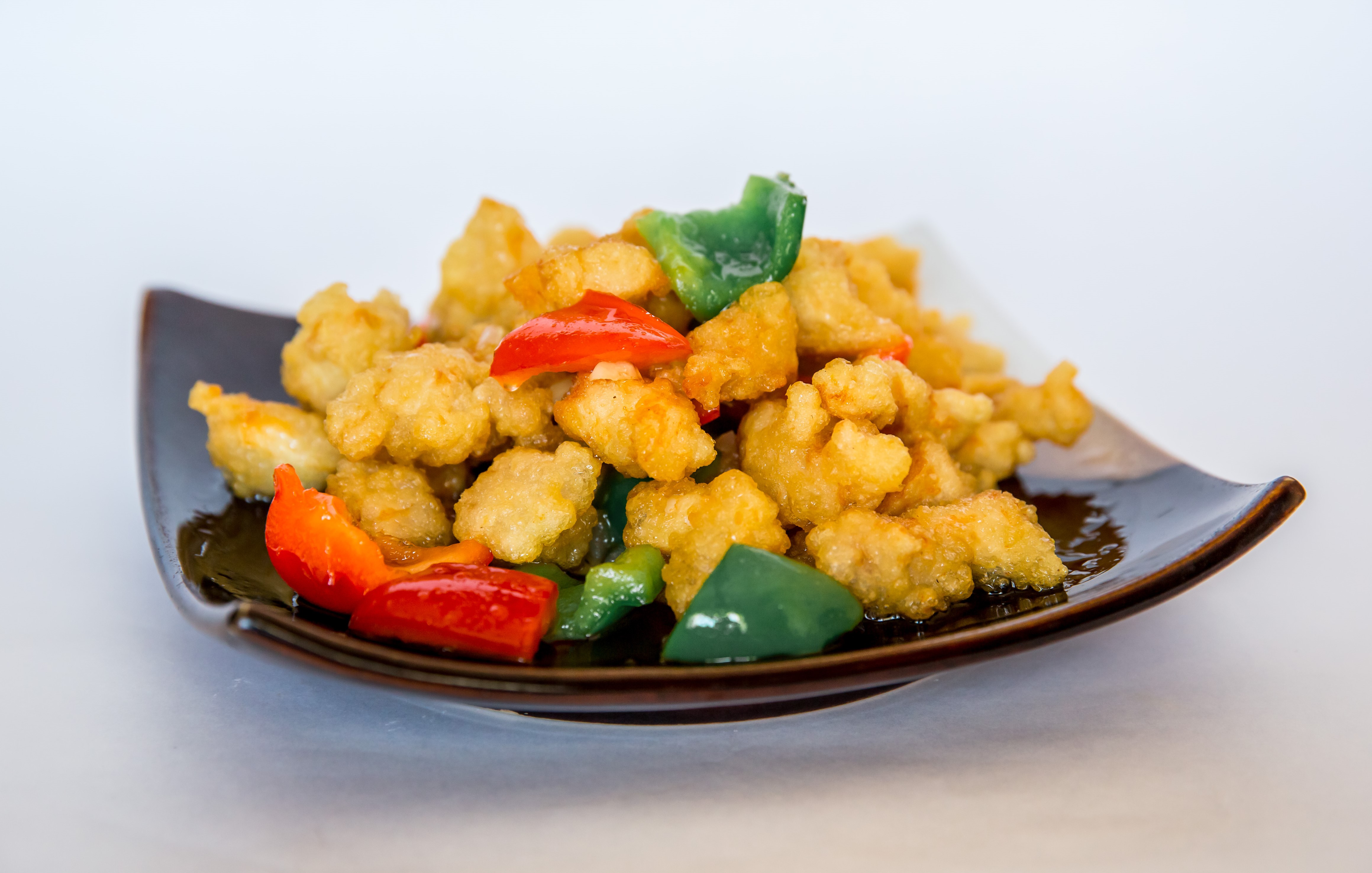 Курица в кляре в кисло-сладком соусе