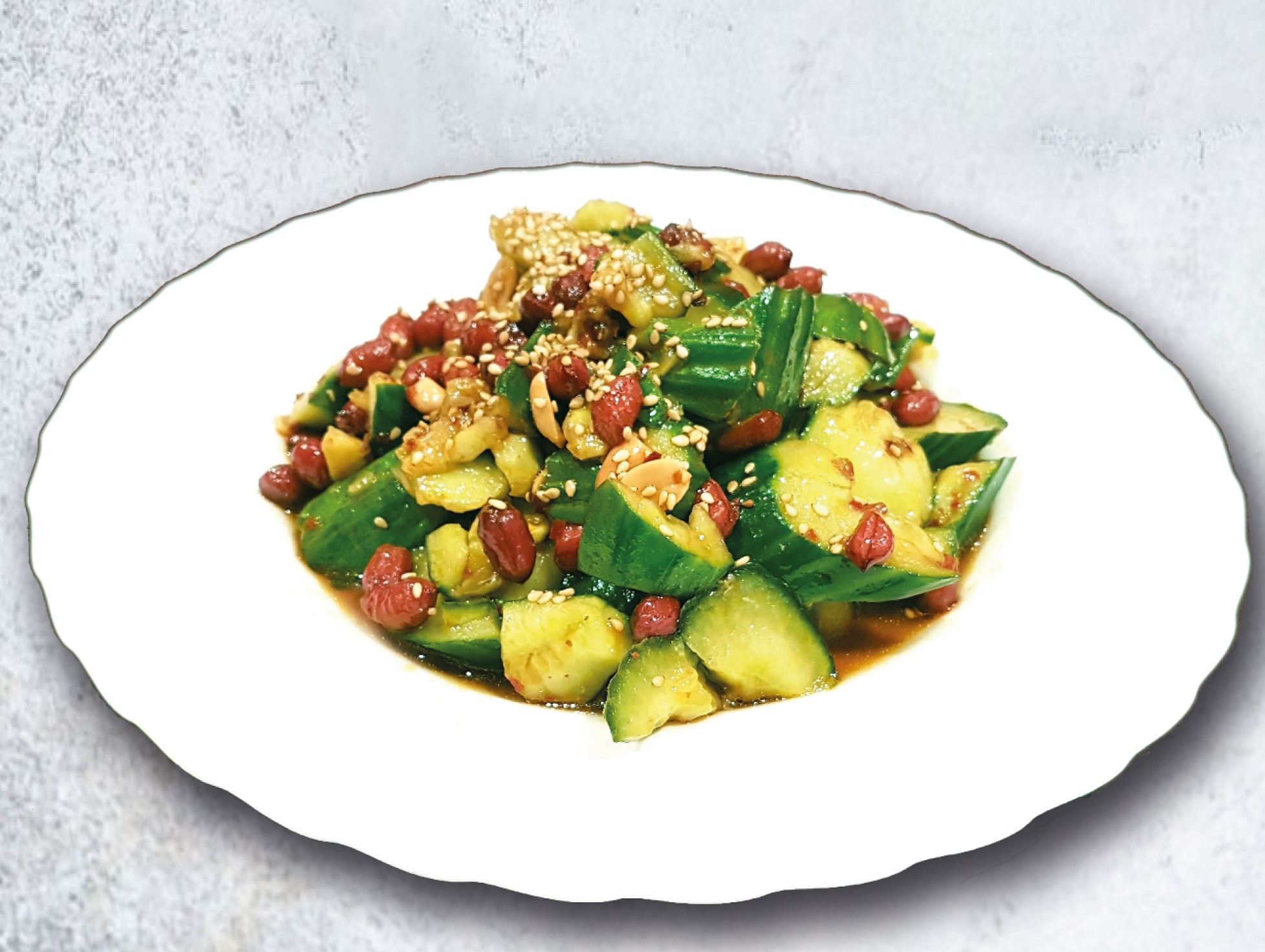 Салат "Битые огурцы"